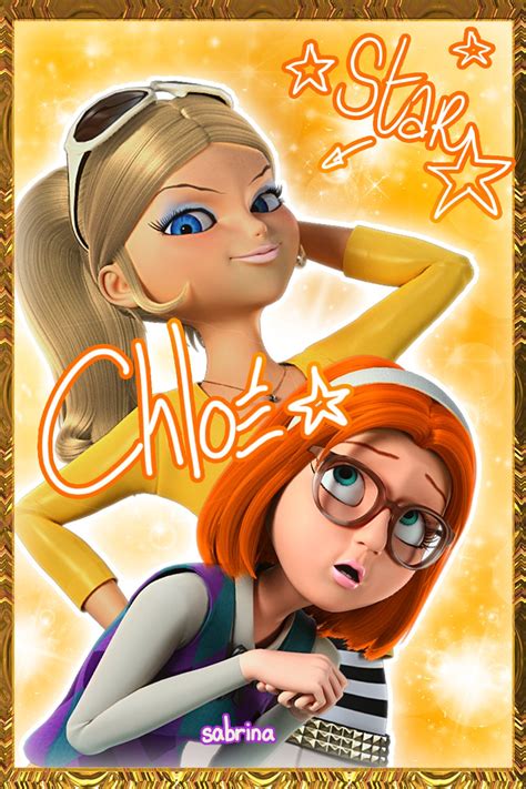 miraculous ladybug chloe and sabrina.